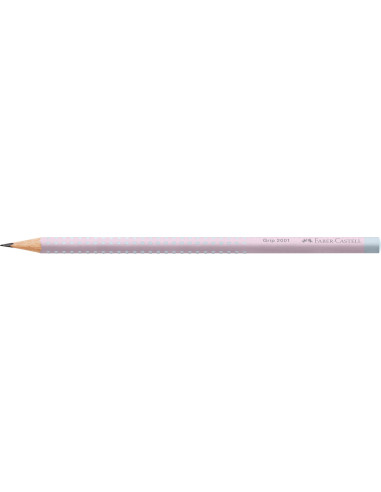 FC117003-12,Creion grafit b grip 2001 flow roz-bleu Faber-castell - Set 12