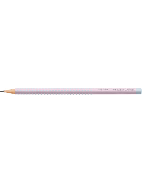 FC117003-12,Creion grafit b grip 2001 flow roz-bleu Faber-castell - Set 12