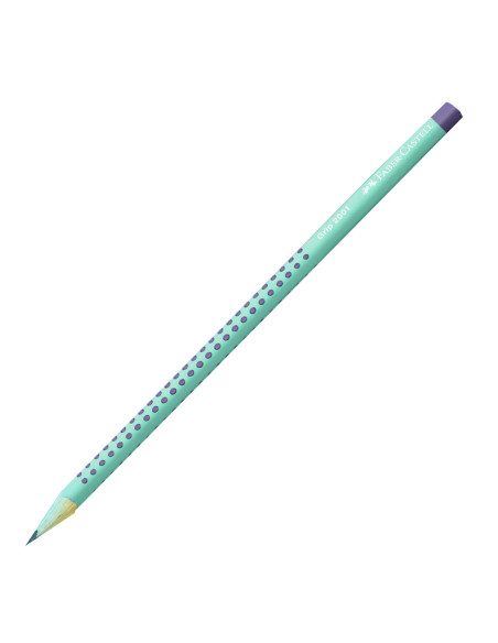 FC117004-12,Creion grafit b grip 2001 flow albastru-turcoaz Faber-castell - Set 12