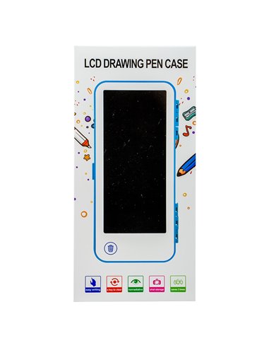 Penar plastic cu tablita pentru scris LCD XL-8132, Culori asortate