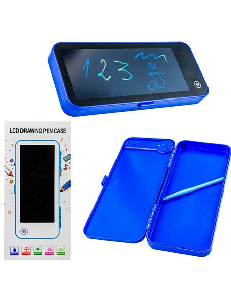 Penar plastic cu tablita pentru scris LCD XL-8132, Culori asortate