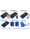Penar plastic cu tablita pentru scris LCD XL-8132, Culori asortate