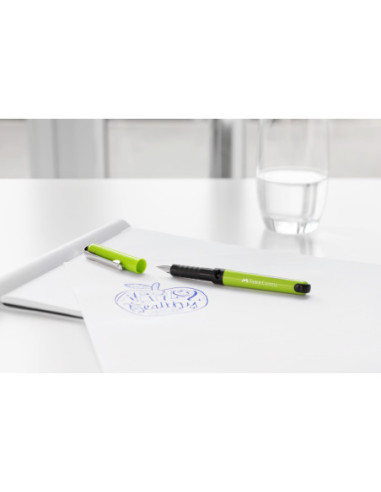 FC149898,Blister stilou scolar vario + 6 cartuse Faber-castell
