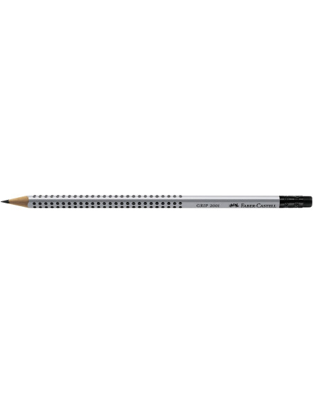 FC117200-12,Creion grafit hb cu guma grip 2001 Faber-castell - Set 12