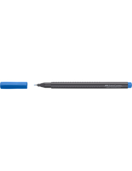 FC151651-10,Liner 0.4mm albastru grip Faber-castell - Set 10