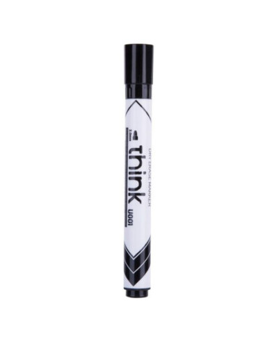 DLEU00120-12,Marker whiteboard negru 2mm Deli - Set 12