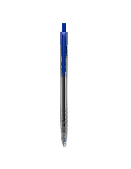 DLEQ01330-12,Pix cu mecanism 0.7mm arrow albastru Deli - Set 12
