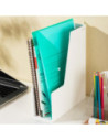 DLEF10452-12,Mapa plastic cu buton a4 verde Deli - Set 12