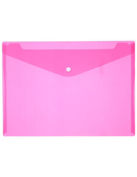 DLE5505R-10,Mapa plastic cu buton a4 rosie Deli - Set 10