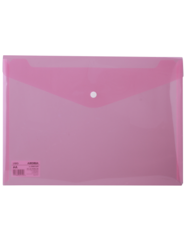 DLE5505R-10,Mapa plastic cu buton a4 rosie Deli - Set 10