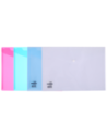 DLE5505R-10,Mapa plastic cu buton a4 rosie Deli - Set 10