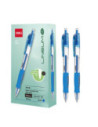 DLEG08BL-12,Pix cu gel si mecanism 0.5mm albastru lineum Deli - Set 12