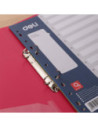 DLE5725A,Separatoare index plastic 1-12 color Deli