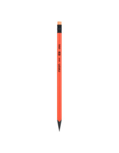 DLEU54600-12,Creion grafit cu guma fara lemn hb neon Deli - Set 12 2