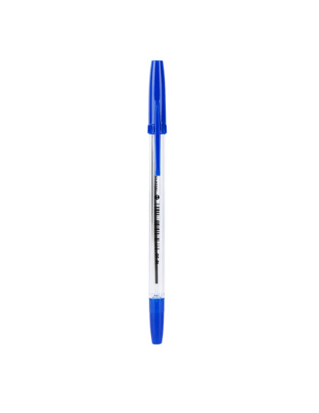DLEQ6STR-BL-50,Pix unica folosinta 0.7mm transparent albastru Deli - Set 50