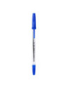 DLEQ6STR-BL-50,Pix unica folosinta 0.7mm transparent albastru Deli - Set 50