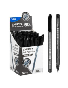 DLEQ19-BK-50,Pix unica folosinta 1mm q19 every negru Deli - Set 50 2