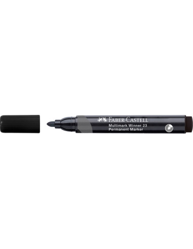 FC453397-12,Marker permanent negru varf rotund multimark winner 23 Faber-castell - Set 12