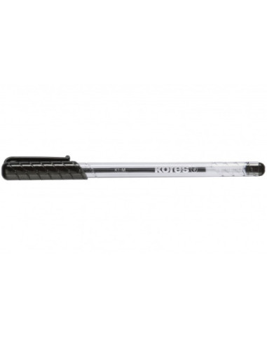 KO39521-12,Pix unica folosinta k1 0.7mm negru Kores - Set 12