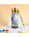 DLEC103-8,Creion colorat multicolor jumbo Deli - Set 8