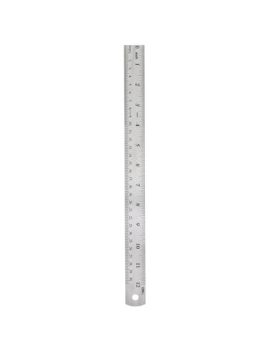 DLEC8463-A-20,Rigla metal 40cm Deli - Set 20