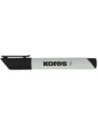 KO20728-12,Marker whiteboard negru 3mm eco Kores - Set 12