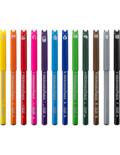 EF551112,Carioci 12 culori animale Eberhard faber 2