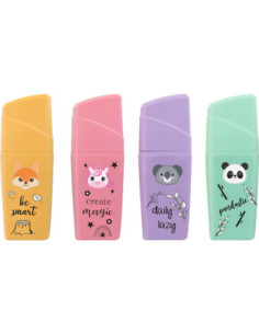EF551415,Textmarker animale set 4 bucati Eberhard faber 2