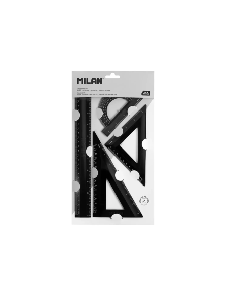 359801DWZ,Set geometrie Shadow Negru MILAN