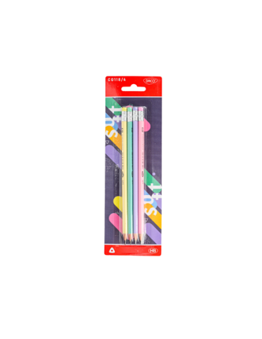 Creion negru cu radiera SOFT Set 4...