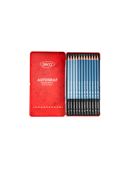 Creion negru 6H...8B Autograf CG7312 DACO