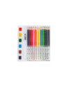 CC613,Creion color 12 Culori+ 6 Pastile Acuarela DACO