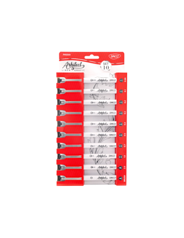 PX5500,Pix liner grafic Arhitect set 10 DACO