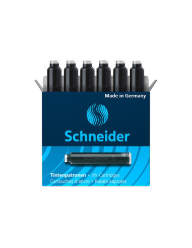 SD-2844/NEGRU-50,Patron stilou Schneider 6/cutie NEGRU - Set 50
