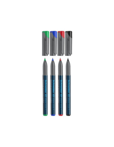 SD-2355,Marker OHP permanent Schneider 222 0.7 mm 4/set