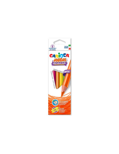SD-SKR092,Creioane color triunghiulare Neon Carioca 6/set