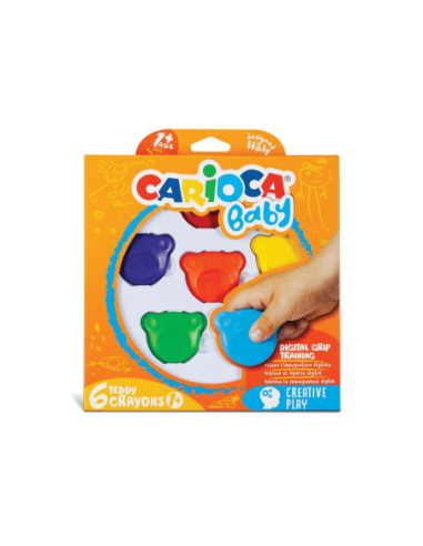 SD-SKR149,Carioca Baby 1+ creioane cerate Teddy