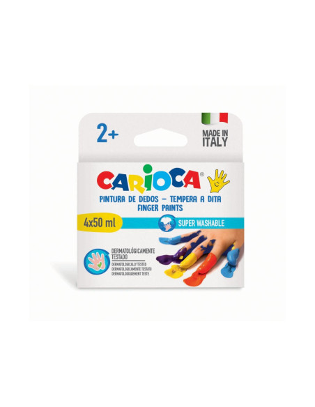 SD-SKP182,Acuarele Finger Paint Carioca 4x50 ml