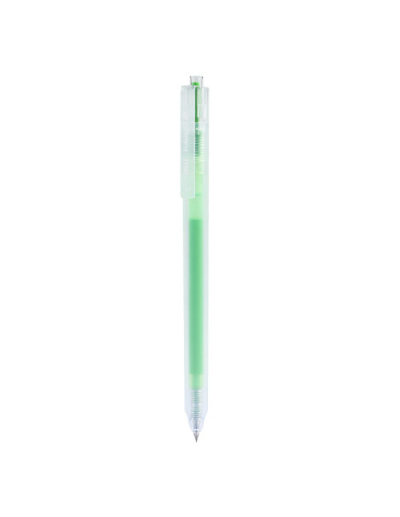 DLEG118-YG-12,Pix cu gel cu mecanism 0.5mm vernil Deli - Set 12