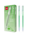 DLEG118-YG-12,Pix cu gel cu mecanism 0.5mm vernil Deli - Set 12