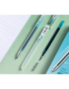 DLEG118-DG-12,Pix cu gel cu mecanism 0.5mm verde inchis Deli - Set 12