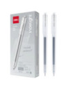 DLEG118-GY-12,Pix cu gel cu mecanism 0.5mm gri Deli - Set 12