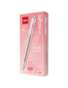 DLEG118-RP-12,Pix cu gel cu mecanism 0.5mm roz-rosu Deli - Set 12
