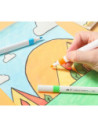 DLEC193A-GP-6,Marker acrilic verde pastel color emotion Deli - Set 6