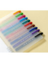DLEQ69-10,Set 10 pixuri unica folosinta diverse culori 0.7mm q69 Deli