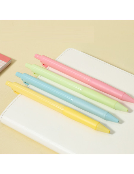 DLEQ42E-BK,Set 4 pixuri cu mecanism 0.7mm corp pastel negru longreen plastic reciclat Deli