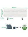 LZ65490000,Kit organizator 80*25cm ergo Leitz
