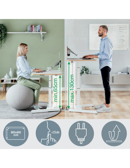 LZ65340001,Birou ergonomic electric ajustabil pe inaltime ergo Leitz