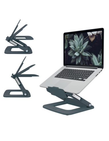 LZ64240089,Suport ergonomic pentru laptop ajustabil gri carbune Leitz