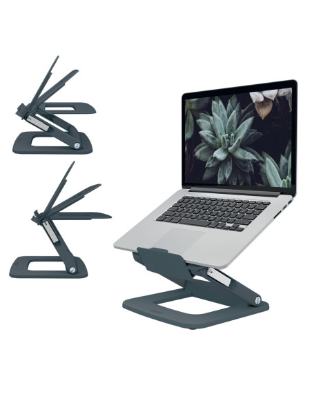 LZ64240089,Suport ergonomic pentru laptop ajustabil gri carbune Leitz